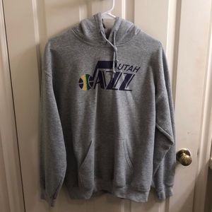 Gilden Grey Hoodie - Utah Jazz